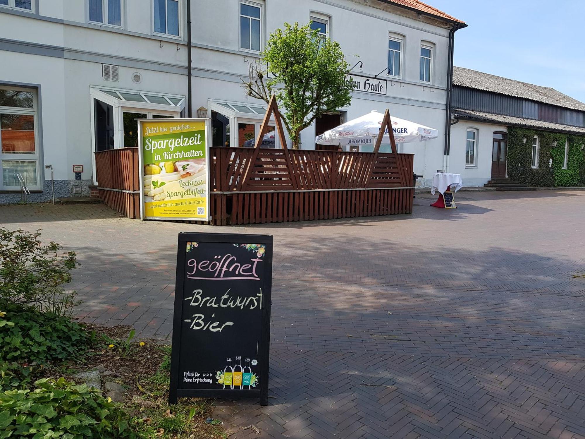 Kirchhatten Hotel & Restaurant Zum Deutschen Hause מראה חיצוני תמונה